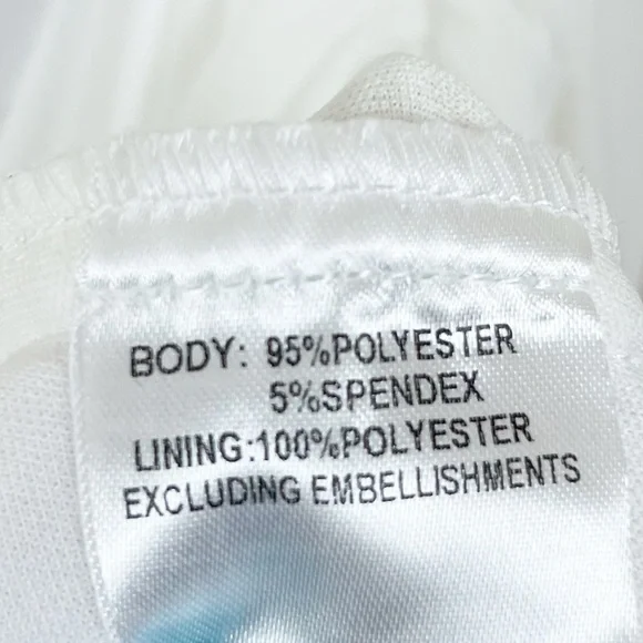 Princess Polly Jocasta Mini White One Shoulder Dress Size 10 - Picture 7 of 7